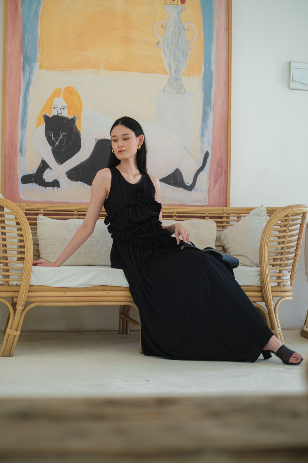 Mimpi Maxi Dress - Black