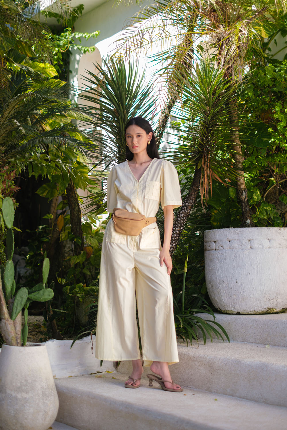 Keane Jumpsuit - Cream